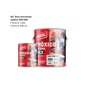 BASE ZINCROMATO EPÓXICO INCOL 060 MSX VERDE 1 GL (KIT COMPLETO)