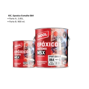 Esmalte Epóxico INCOL 064 MSX 1 GL (Kit Completo)