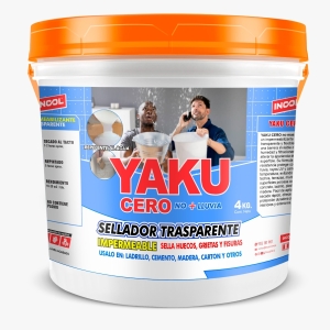 YAKU CERO NO + LLUVIA (1 GL) SELLADOR IMPERMEABILIZANTE TRANSPARENTE